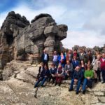 Torcal huellas nieve
