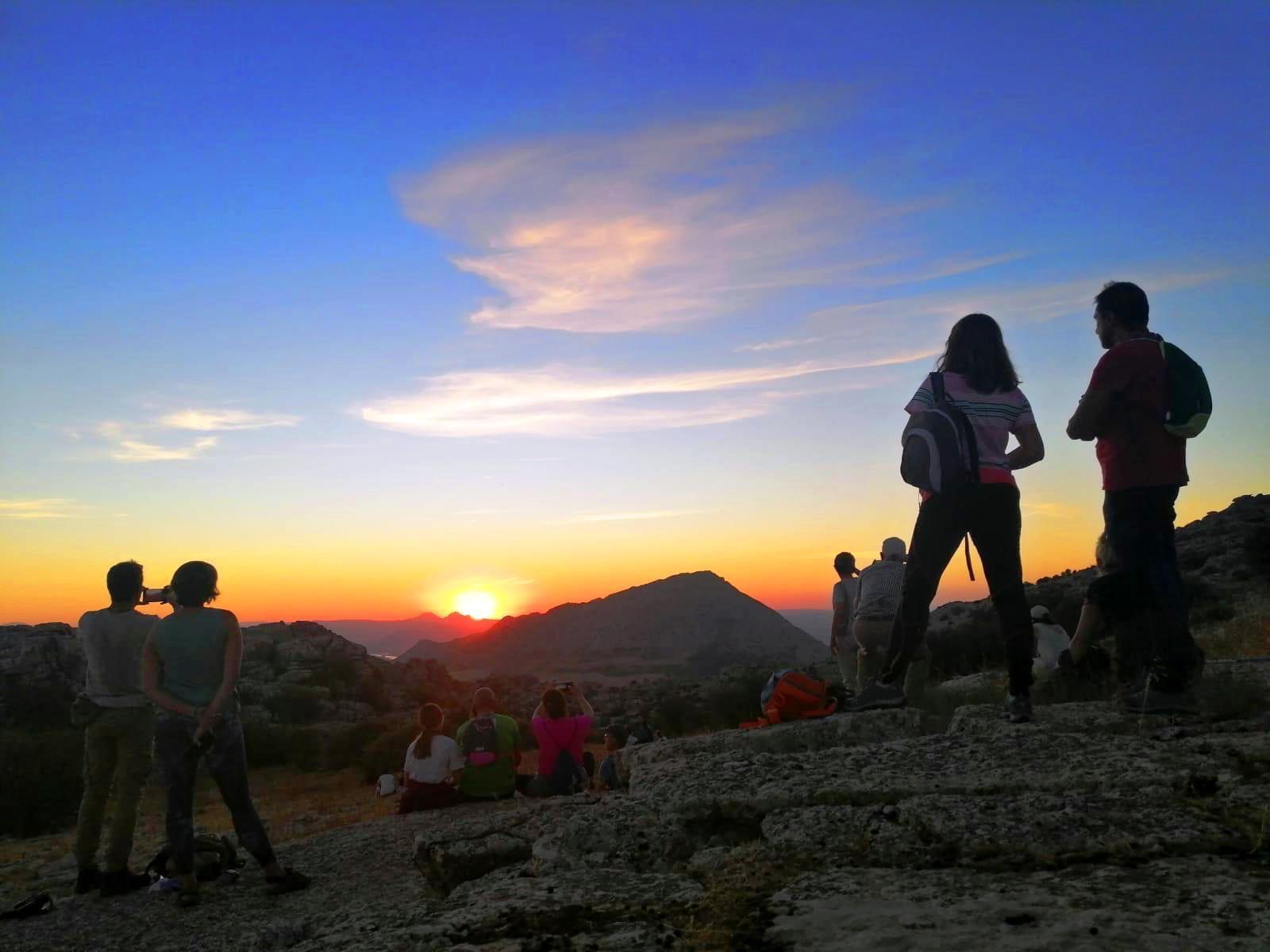 atardecer y estrellas en el torcal (2)